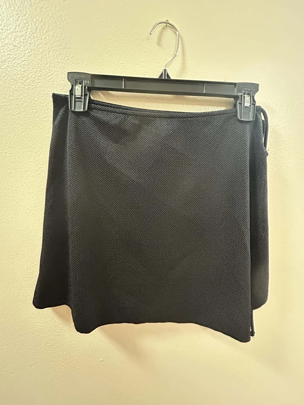 aerie Black Textured Swim Sarong